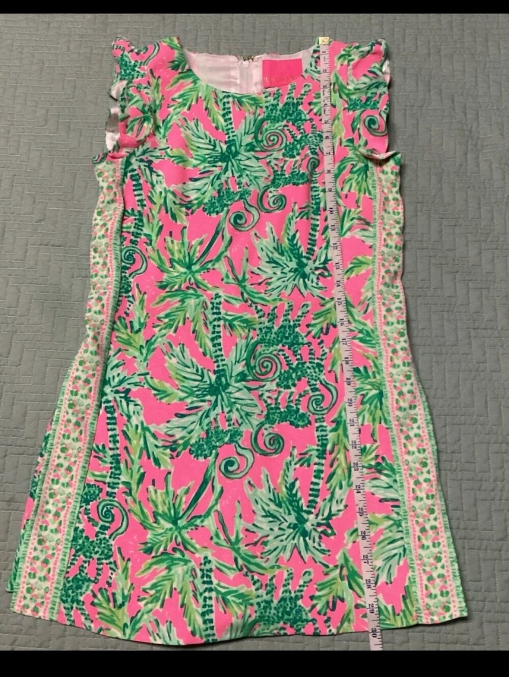 Lilly Pulitzer Adda Romper Prosecco Pink Hanging Around Beach Theme Size 2 - Picture 7 of 7